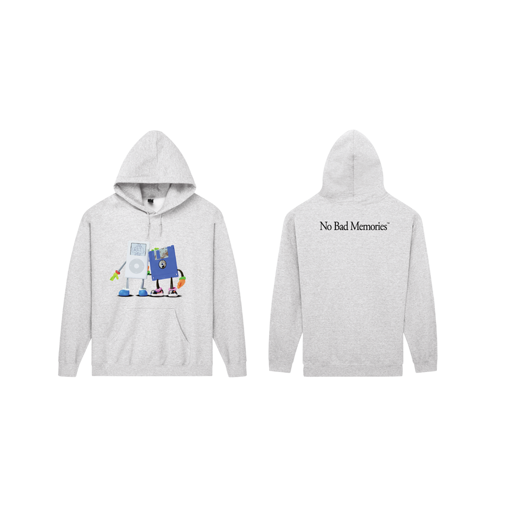 No Bad Memories Hoodie Front + Back
